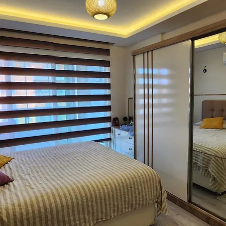 Apartmán Cozy Fancy Sea View Next To The Beach And The Mall, In The Mid Of Alanya Mahmutlar! Alanya