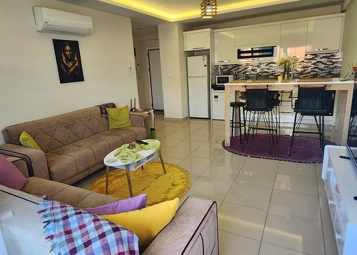 Апартаменты Cozy Fancy Sea View Next To The And The Mall, In The Mid Of Mahmutlar! Алания