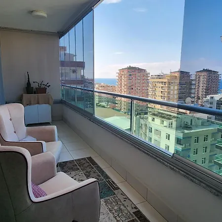 公寓 Cozy Fancy Sea View Next To The Beach And The Mall, In The Mid Of Alanya Mahmutlar! 阿拉尼亚